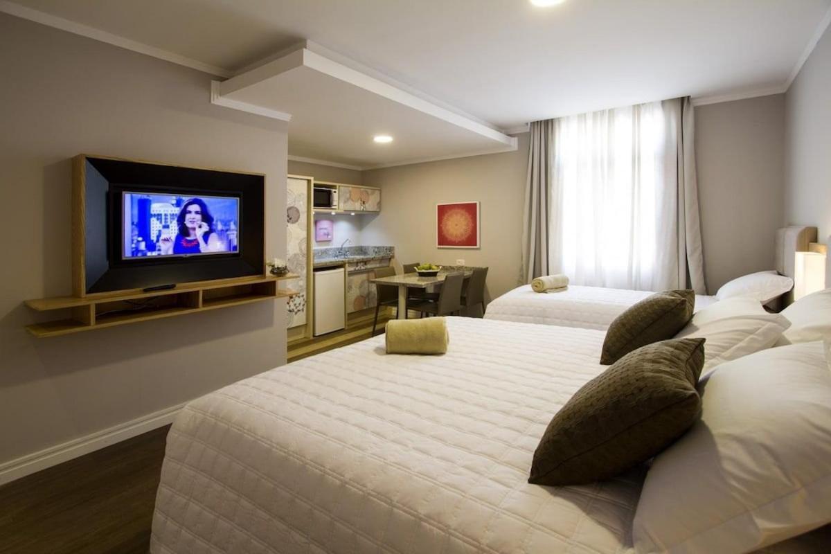 Rosa Flats Charm Gramado Apartment Bagian luar foto