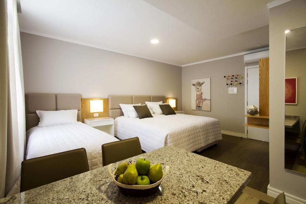 Rosa Flats Charm Gramado Apartment Bagian luar foto