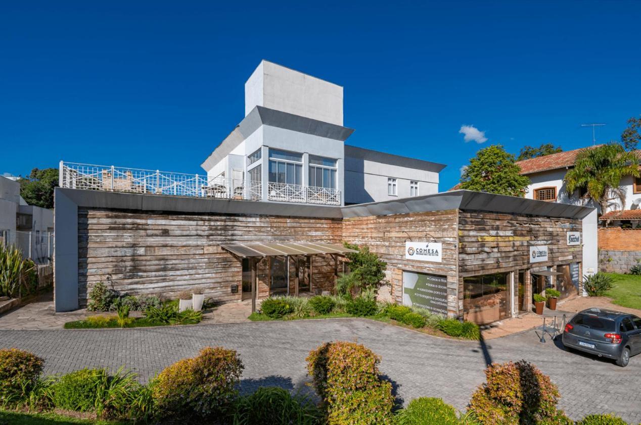 Rosa Flats Charm Gramado Apartment Bagian luar foto
