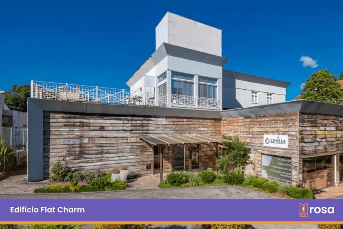 Rosa Flats Charm Gramado Apartment Bagian luar foto